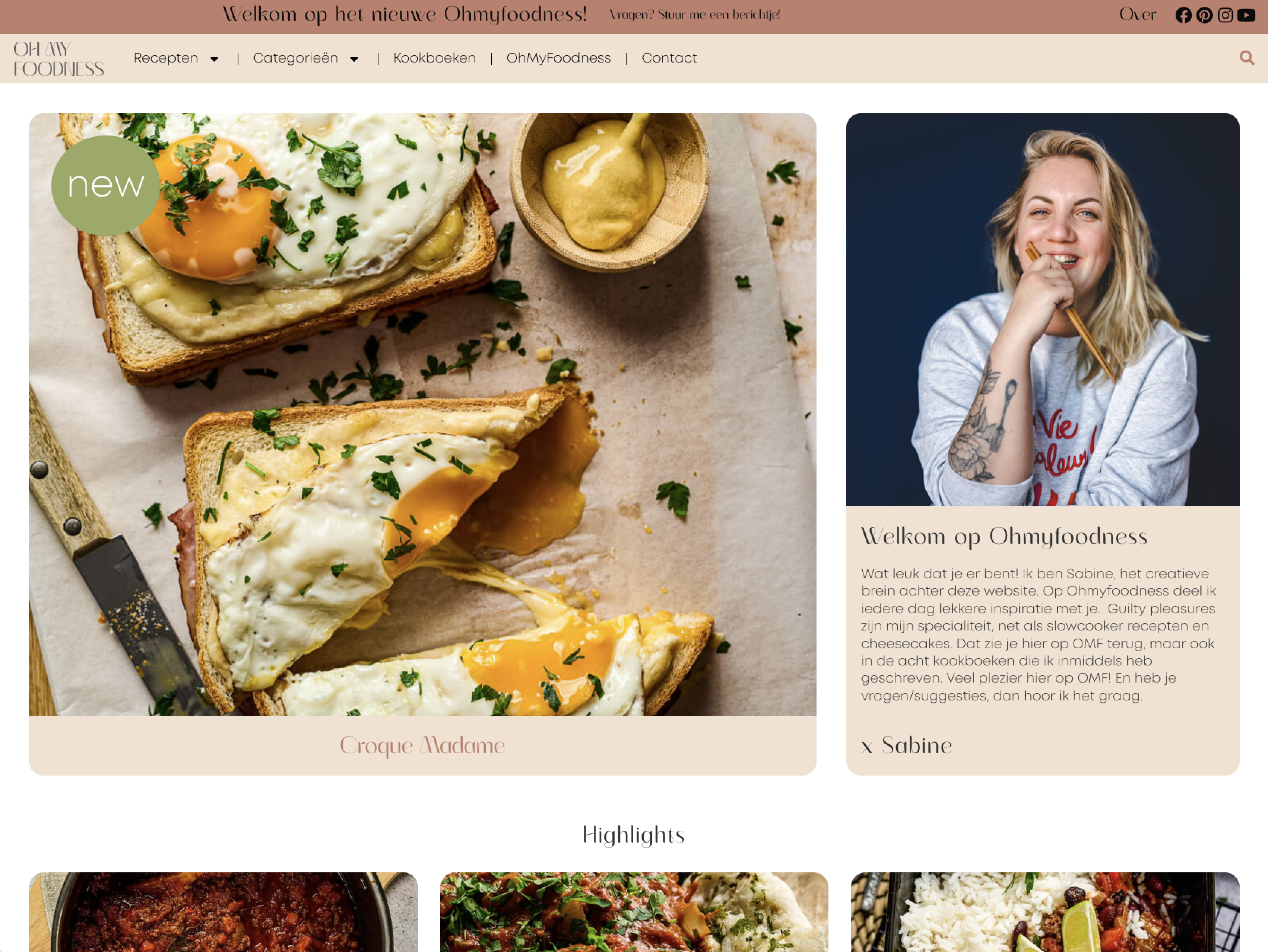 Ohmyfoodness Website