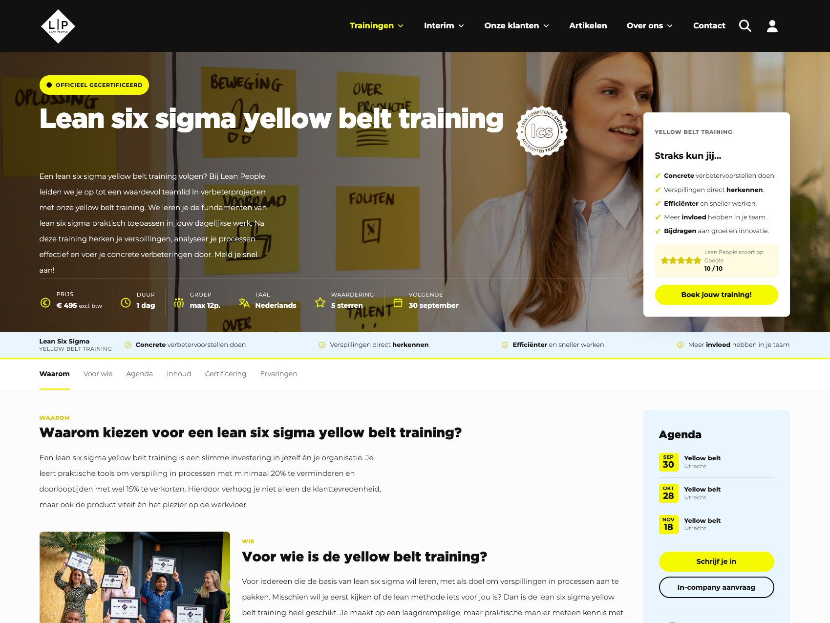 Lean People - Trainingspaginas